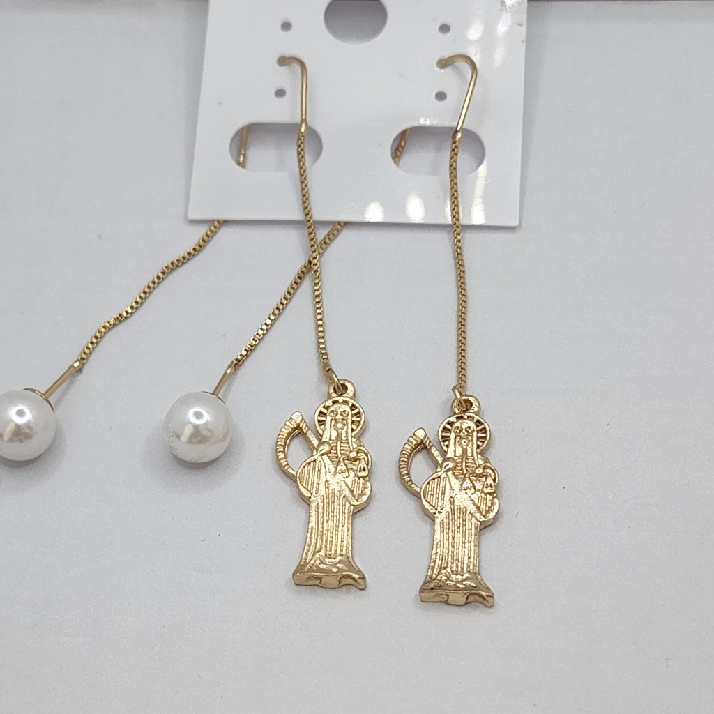 Earrings Gold-Plated The Grim Reaper 9$